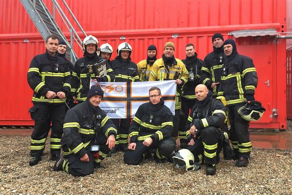Fortbildung Schiffsbrandbekämpfung für Brandbekämpfungseinheit Rostock (SEG-See) HRO 2